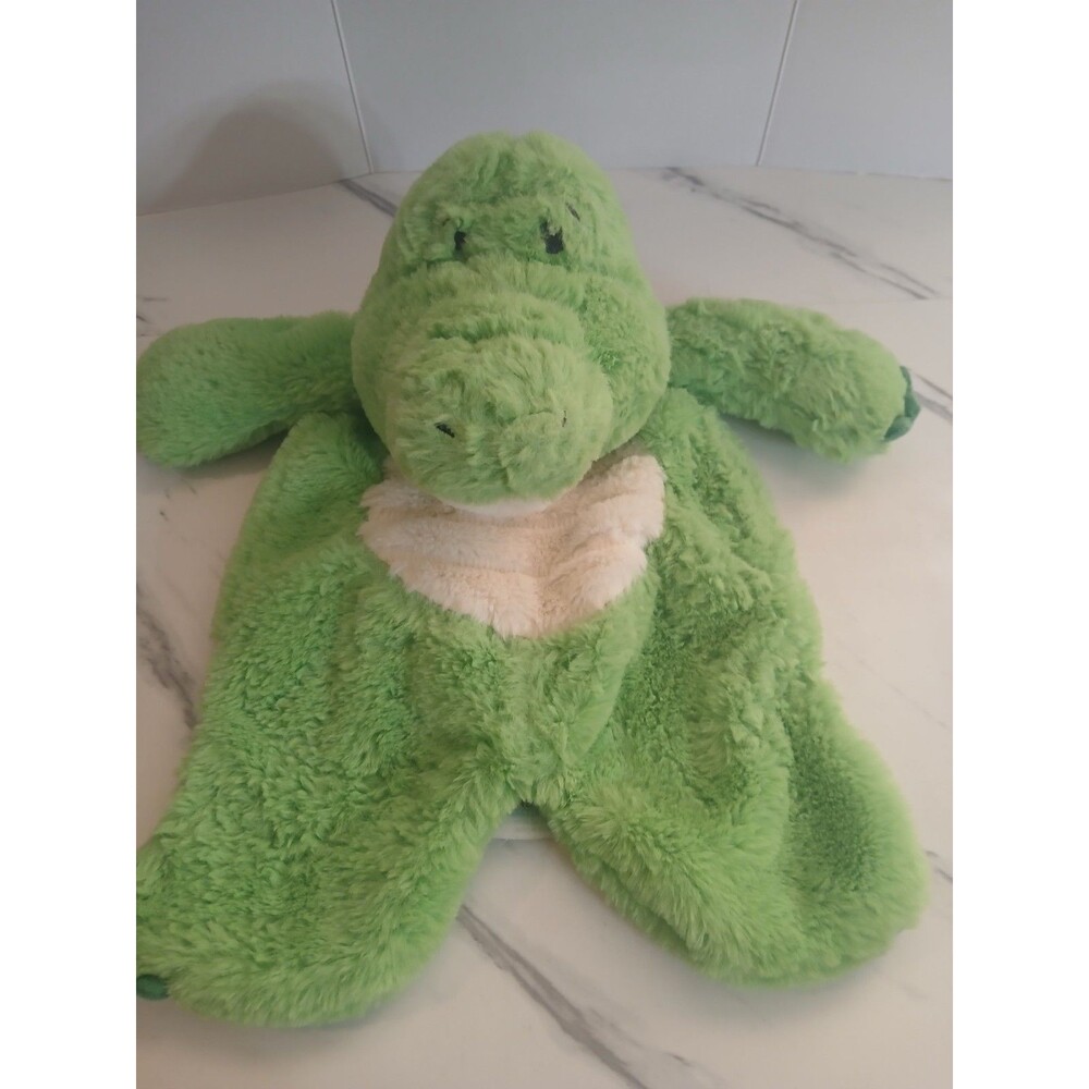 Baby Ganz Flat A Pat Green Alligator Flat  Plush  Lovey